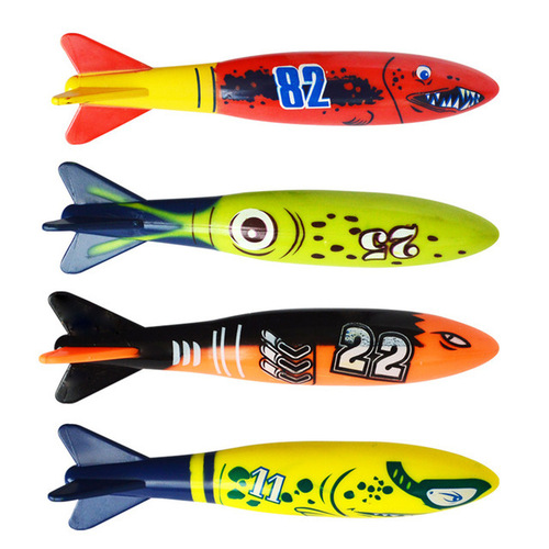 Diving Fish Bones Amazon Diving Toys Cross-Border Hot Selling Swimming Pool Diving Ring Torpedo Seaweed Set