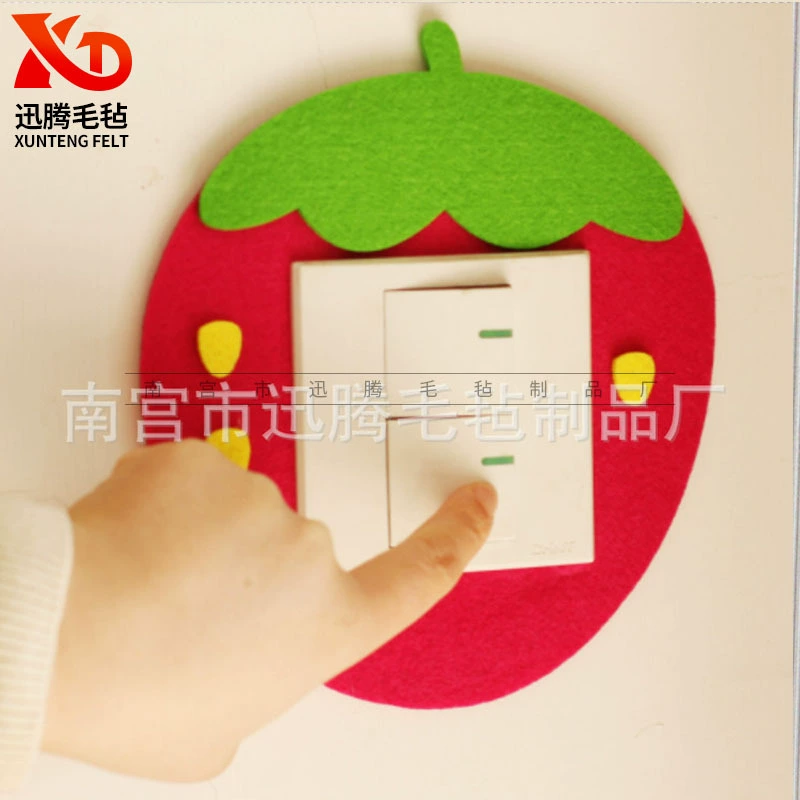 Свадебные принадлежности войлочная нетканая наклейка для переключения мультяшная полая наклейка для защиты стен детского сада декоративная фетровая наклейка для переключения