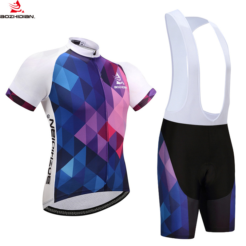 Factory direct custom moisture wicking quick-drying short-sleeved cycling clothing suit bike mountain bike clothing