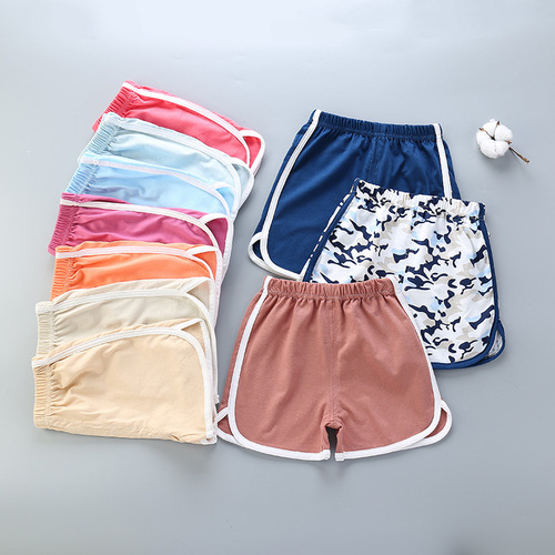 Children's shorts summer wholesale new pure cotton children's pants children's clothing shorts for small and medium-sized children boys and girls single-piece casual pants