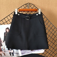 高腰女士短裙夏季A字半身裙女装2022新款显瘦裙子一件代销女装
