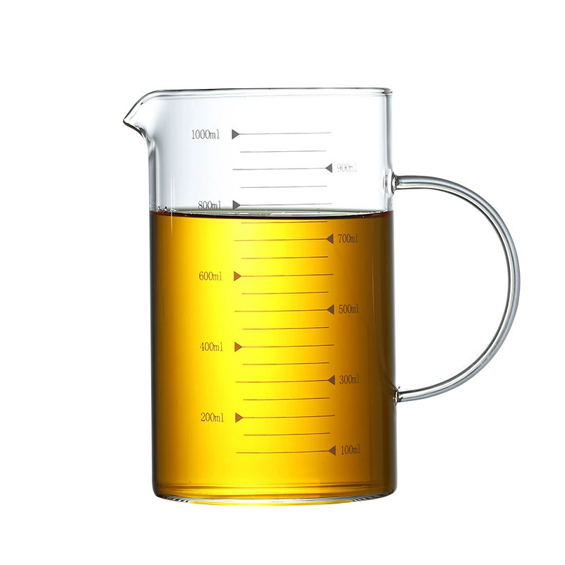 Thermal glass -resistant glass scale cup measurement cup high borosilized glass glass material heat resistance metering cup water cup milk cup bakery home
