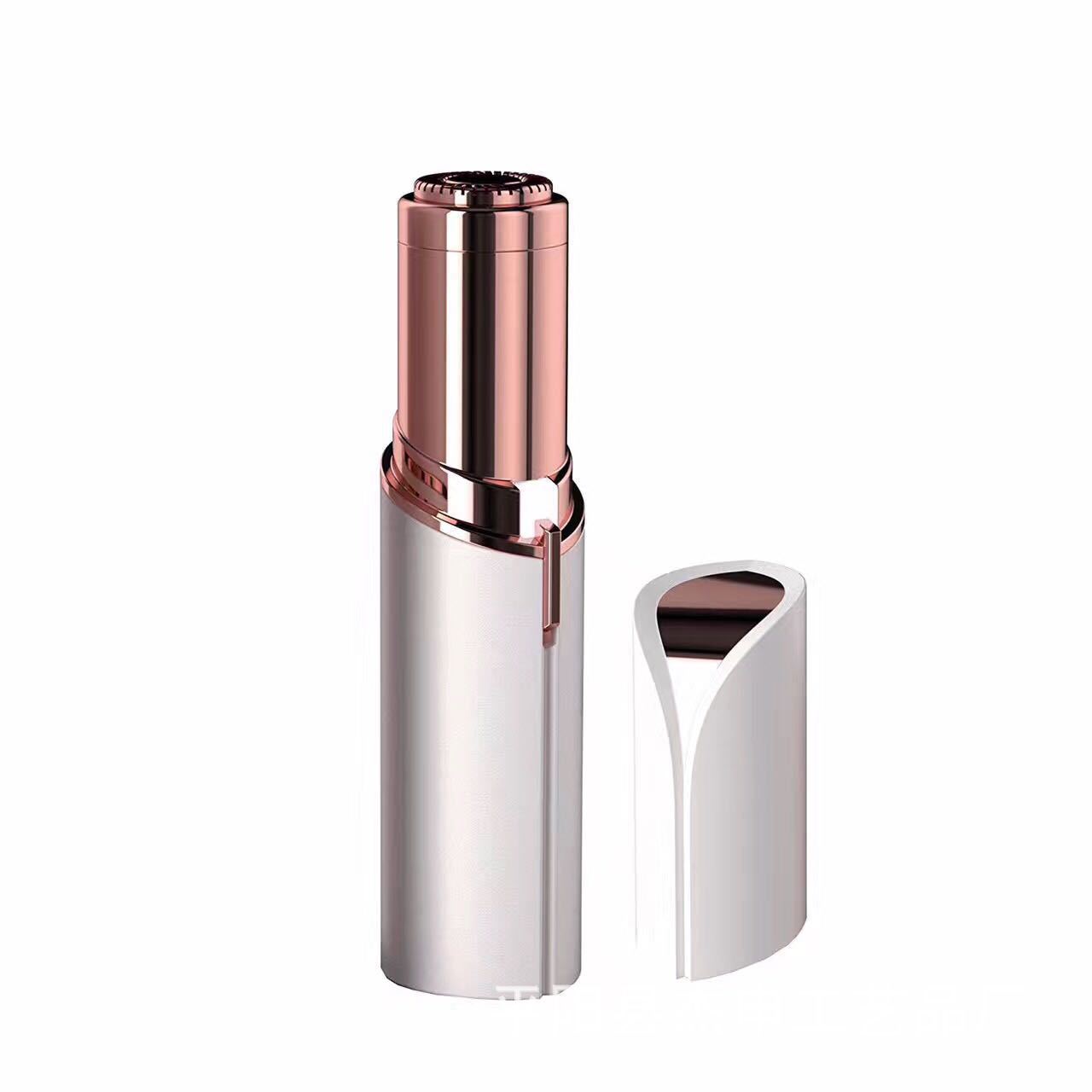 Lápiz labial de las mujeres afeitadora facial pelo raspador sudor maquinilla de afeitar eléctrica mini afeitadora image 7