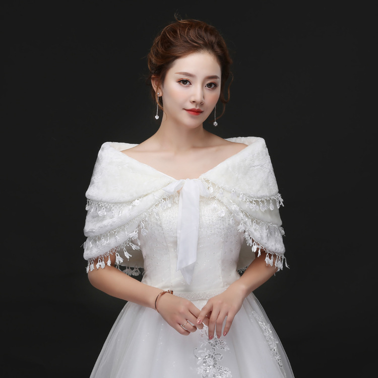 velvet cloak for bride