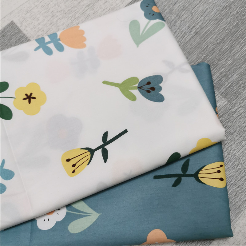 Wholesale cotton printed fabric small floral cotton printed fabric cotton fabric 1.6 door width manufacturers