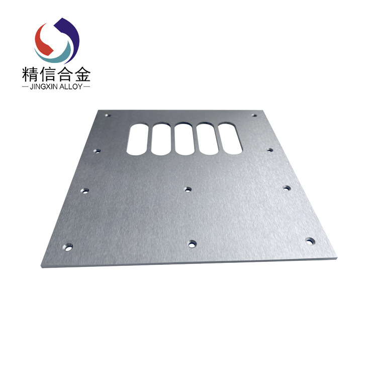 株洲合金厂家非标异形碳化钨合金板材硬质合金2mm带孔板材螺纹孔