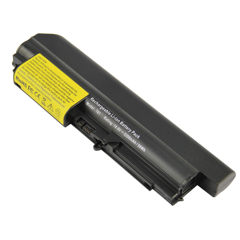 For IBM Lenovo ThinkPad T400 T61 T500 42T5225 42T5227 laptop battery