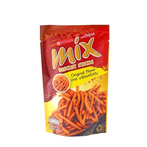 Thailand imported vfoods mix crispy sticks spicy chicken flavor original crispy potato chips snack puffed 30g