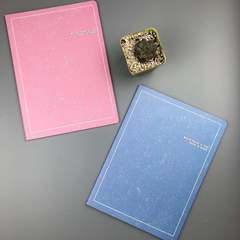 新品16K36張米黃紙卡面縫線本 車線本大號軟面抄筆記本糖果色尋找