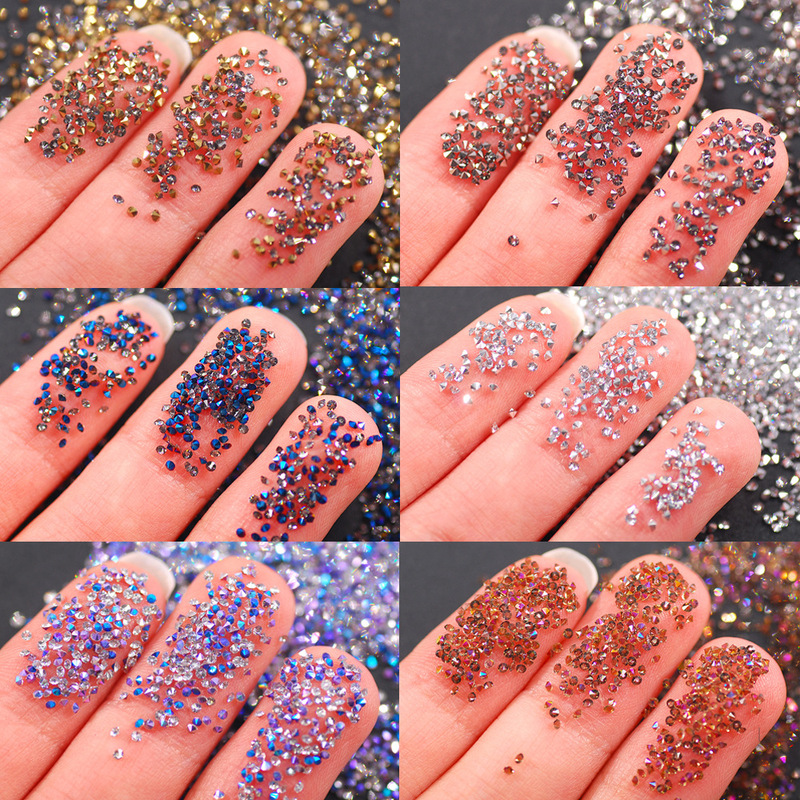 New New York Storm 1.2mm Manicure Micro Diamond Pointed Crystal Glass Rhinestone Nail Jewelry Accessories Colored Diamonds New New York Storm 1.2mm Manicure Micro Diamond Pointed Crystal Glass Rhinestone Nail Jewelry Accessories Colored Diamonds