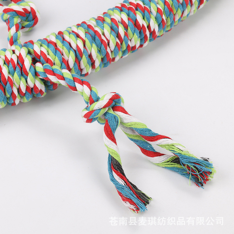 Juguete para mascotas transfronterizo cuerda de algodón perro lagarto tejido juguete Golden Retriever Teddy perro grande resistente a mordeduras Nuevo