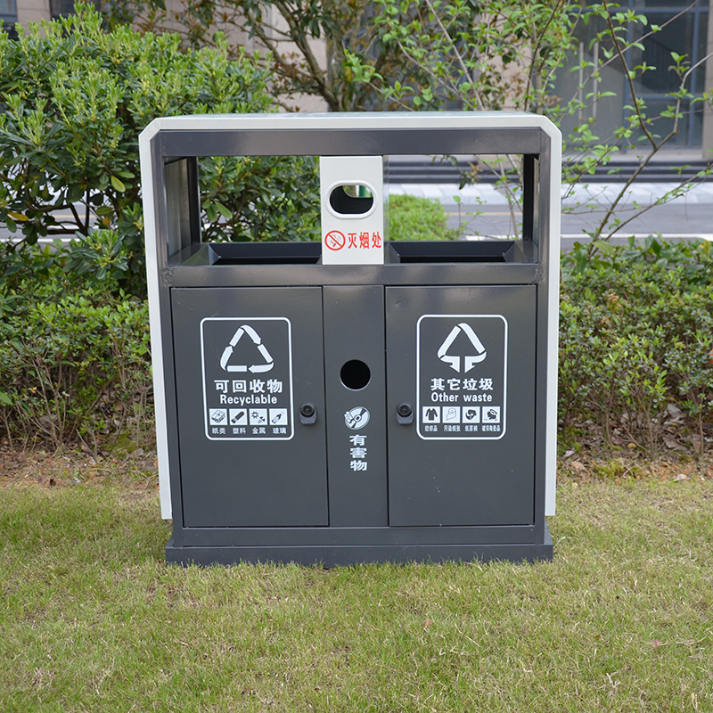 厂家直销户外分类垃圾桶 小区街道环卫垃圾箱小区公园室外垃圾箱