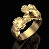 Accessory, fashionable women's ring suitable for men and women for beloved, European style