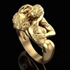 Accessory, fashionable women's ring suitable for men and women for beloved, European style