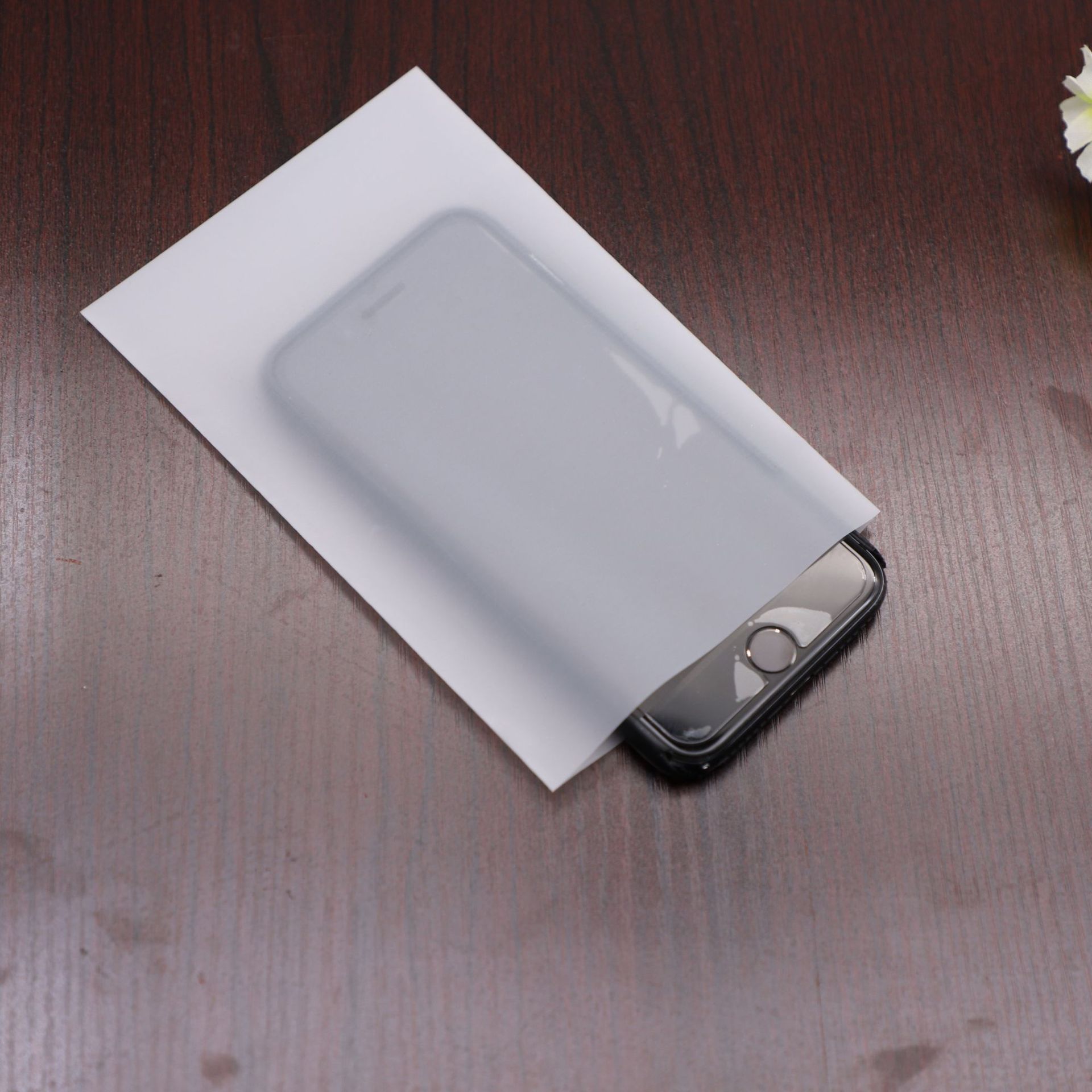 现货CPE乳白色开口平齐收纳袋 8丝12*18磨砂奶白硅胶制品玩具包装