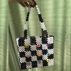 Brand woven diverse brainteaser with beads, bag, handmade, 2021 collection