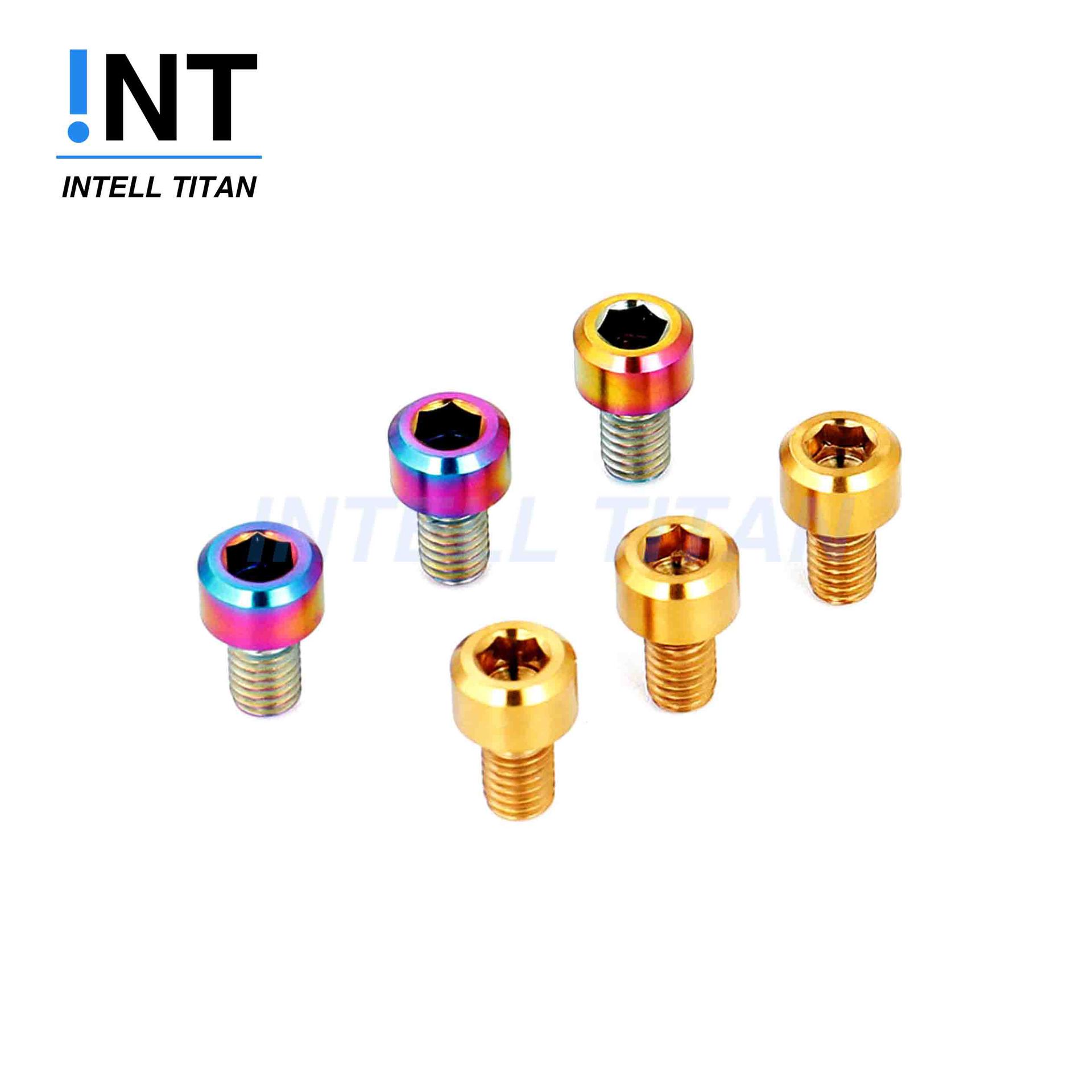 【工厂货源】自行车配件C刹V刹压线螺丝TC4钛合金拉线螺丝M6*10mm