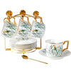 Coffee ceramics, tea set, flavored tea, cup with glass, wholesale, European style