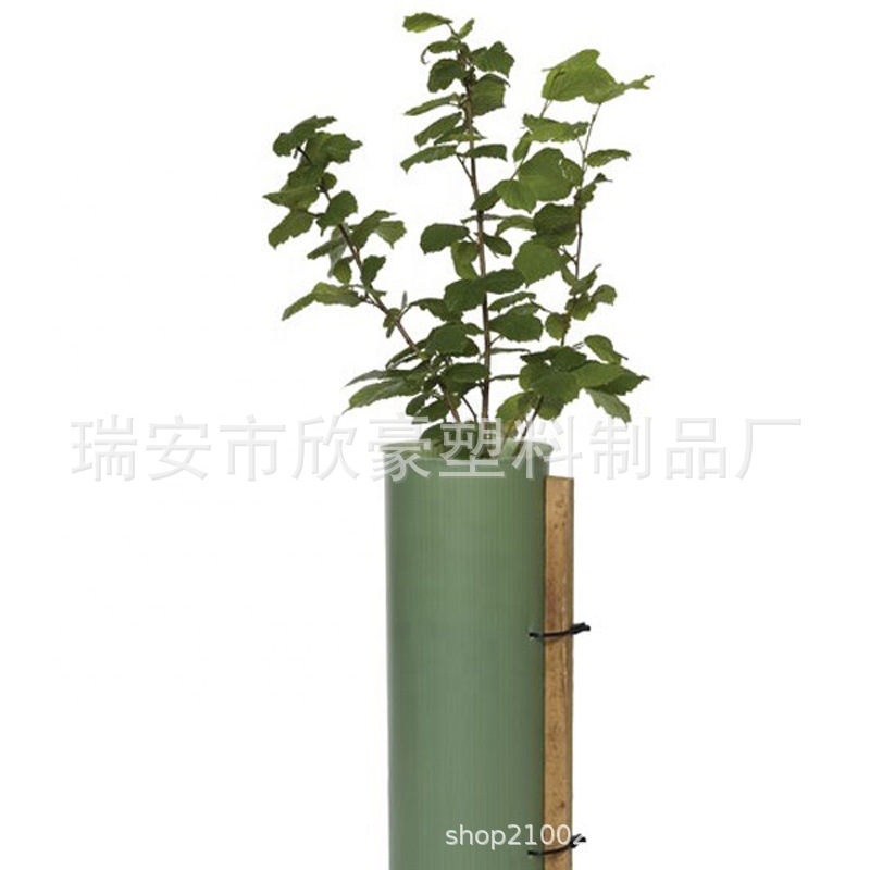 绿色环保防护植物保护树管PP塑料植物护栏可折叠重复使用回收循环