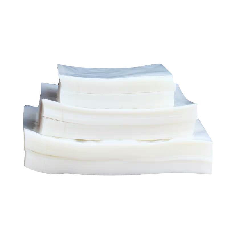 Bolsa de vacío de nylon transparente brillante espesado 20 muestras de seda compuesto comercial sellado comprimido bolsa de embalaje de plástico de alimentos cocidos