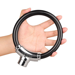 Bicycle lock ring lock anti-theft steel cable lock mountain road bike portable mini bike liquid lock ring lock riding