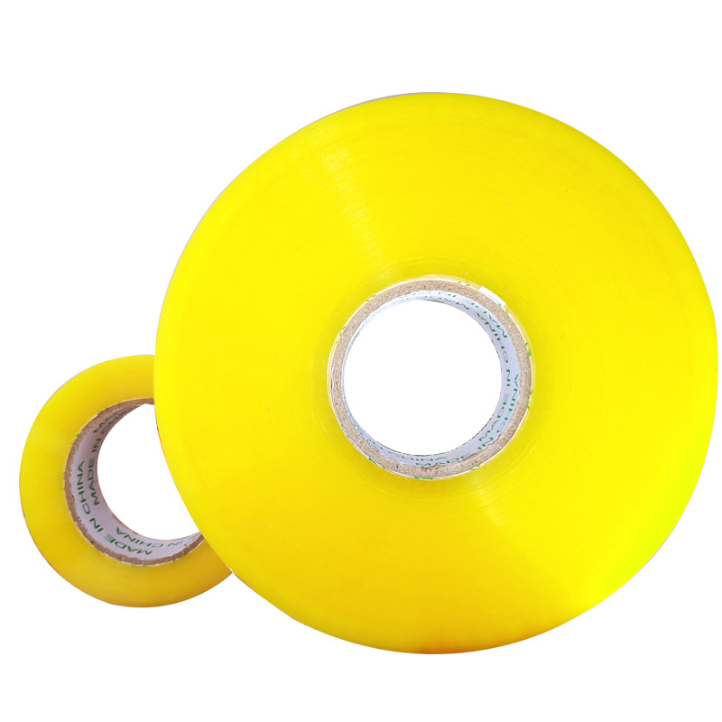 Máquina transparente cinta pegamento de sellado de papel de tela embalaje de advertencia un gran número de venta al por mayor 4,5*1000 pegamento de sellado expreso