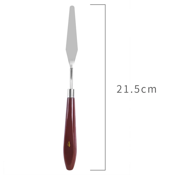 No. 4 plastic handle oil painting knife