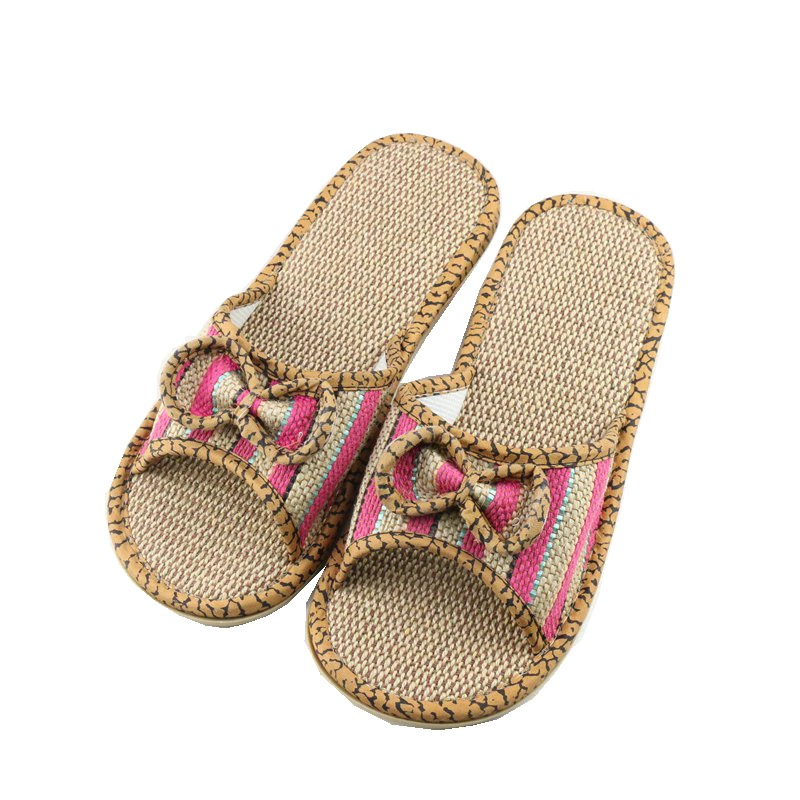 Summer slide with bow for beloved for men and women, slippers platform