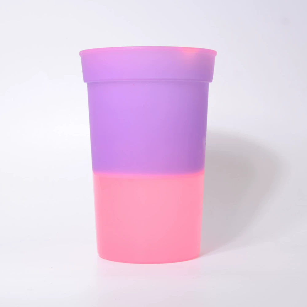 Температура питания обесцвечивание пластиковая чашка Материал PP холодное обесцвечивание термохромная чашка термохромная пластиковая чашка с логотипом