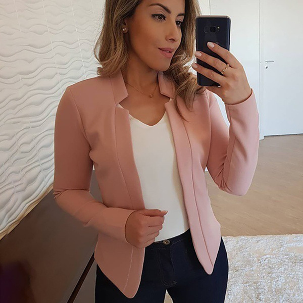 Demi-season classic suit jacket