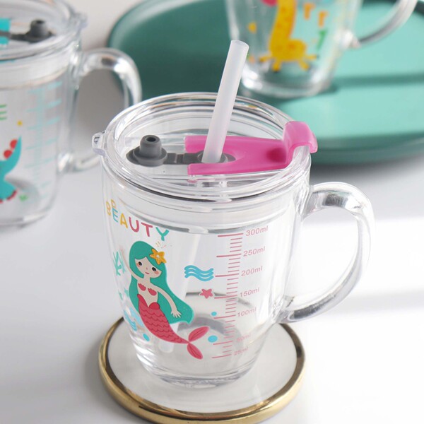 Children's glass for home use tempered glass scaled with glass…