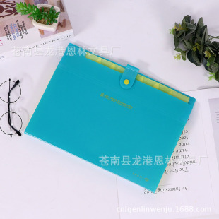 A4 folder organ bag 8 into the student's information book Korean fresh file bag spot simple data storage