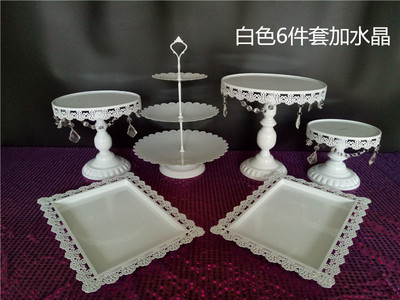 Decoración de mesa de postre soporte de exhibición bandeja de pastelería de postre comida fría pausa de té Mesa estante de la torta té de la tarde Merienda stand