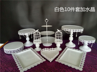 Decoración de mesa de postre soporte de exhibición bandeja de pastelería de postre comida fría pausa de té Mesa estante de la torta té de la tarde Merienda stand