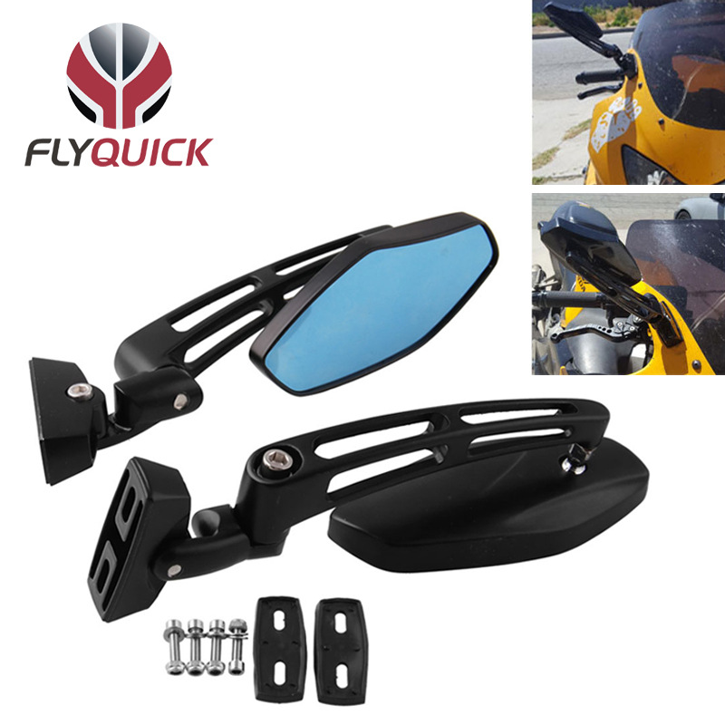Flyquick transfronteriza Venta caliente boutique modificado CB400 gran desplazamiento motocicleta reflector decorativo espejo retrovisor