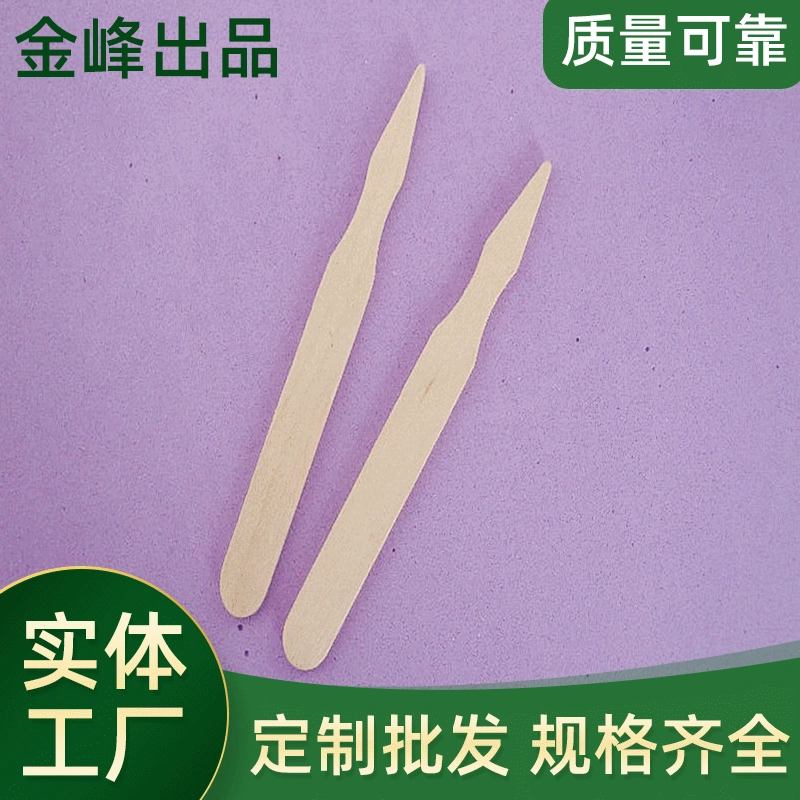 Производитель оптовая продажа фруктовая вилка специальной формы деревянная палочка для перемешивания одноразовая сэндвич-вилка вилка для стейка