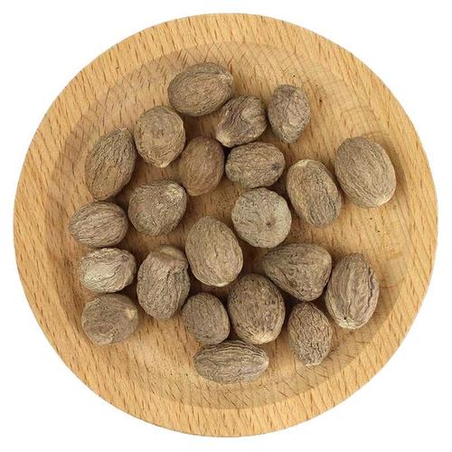 Bulk Nutmeg 500g, Origin Mixed Bulk Nutmeg, Large, Medium, Small, and Other Types, Including White Peppercorns, Seasoning Beans, Dried Nutmeg