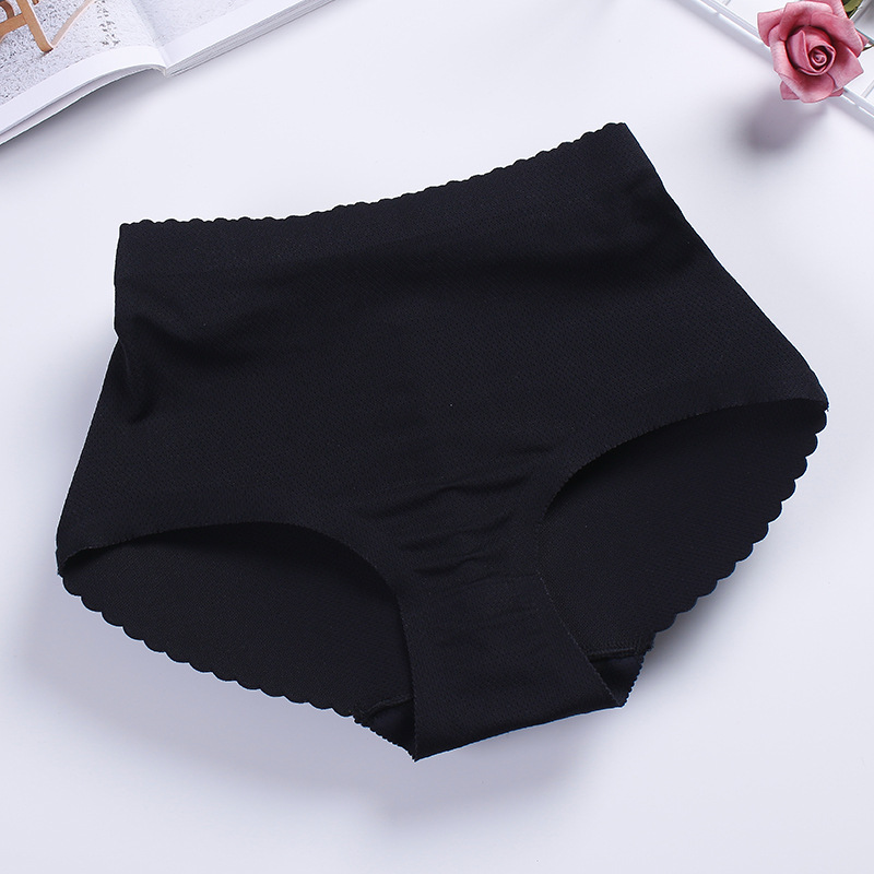 Fábrica de ropa interior de Trasero falso de mujer delgada Peach Hip sin costuras Levantamiento de cadera pantalones de levantamiento de cadera