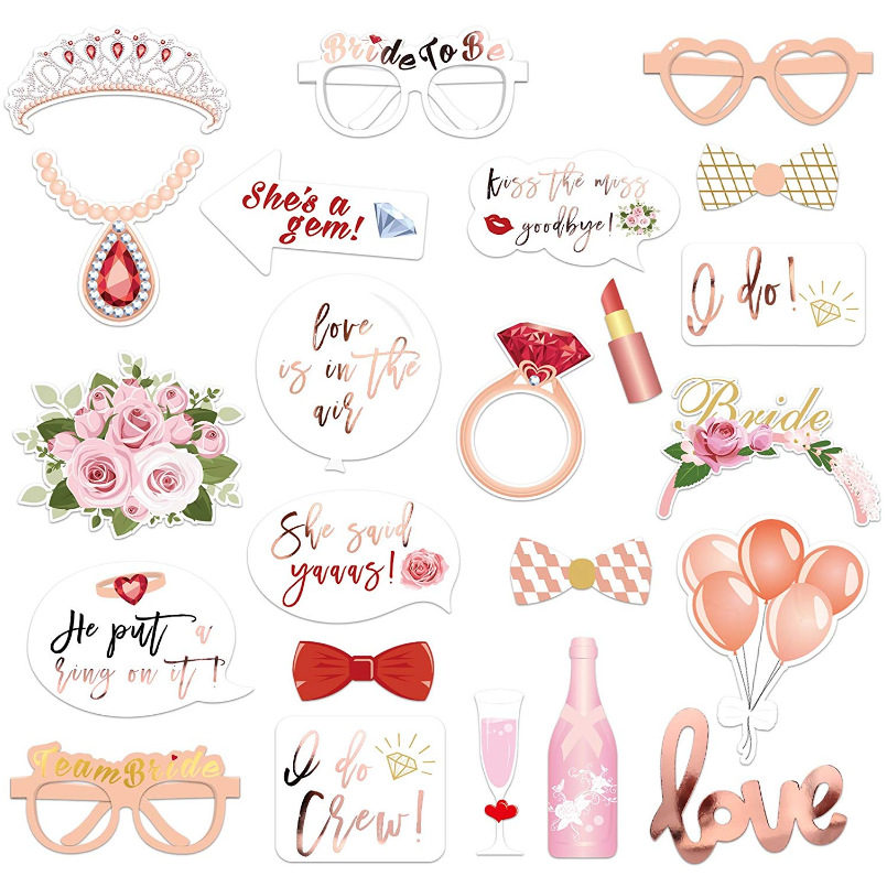 Boda novia de la boda para ser novia apoyos creativos despedida de soltero del partido apoyos de la foto