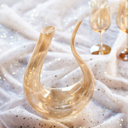 Grange crystal U-shaped red wine decanter gift box Harp Swan rainbow decanter creative wine divider