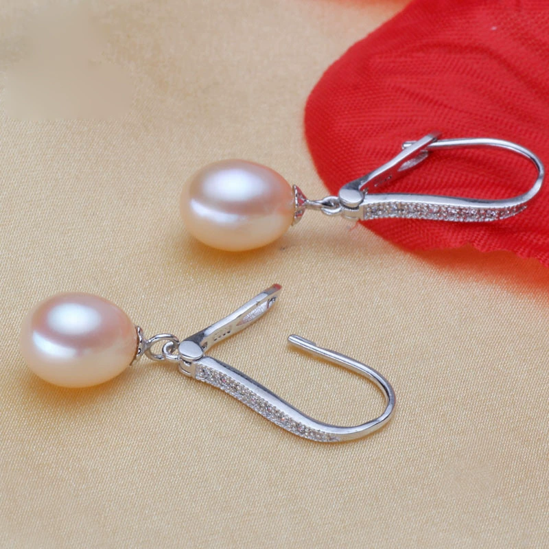 Organic copper earrings from pearl, accessory, wholesale