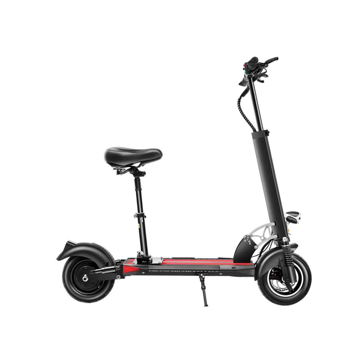 Shock-absorbing electric folding scooter, small walker for elderly, 10inch