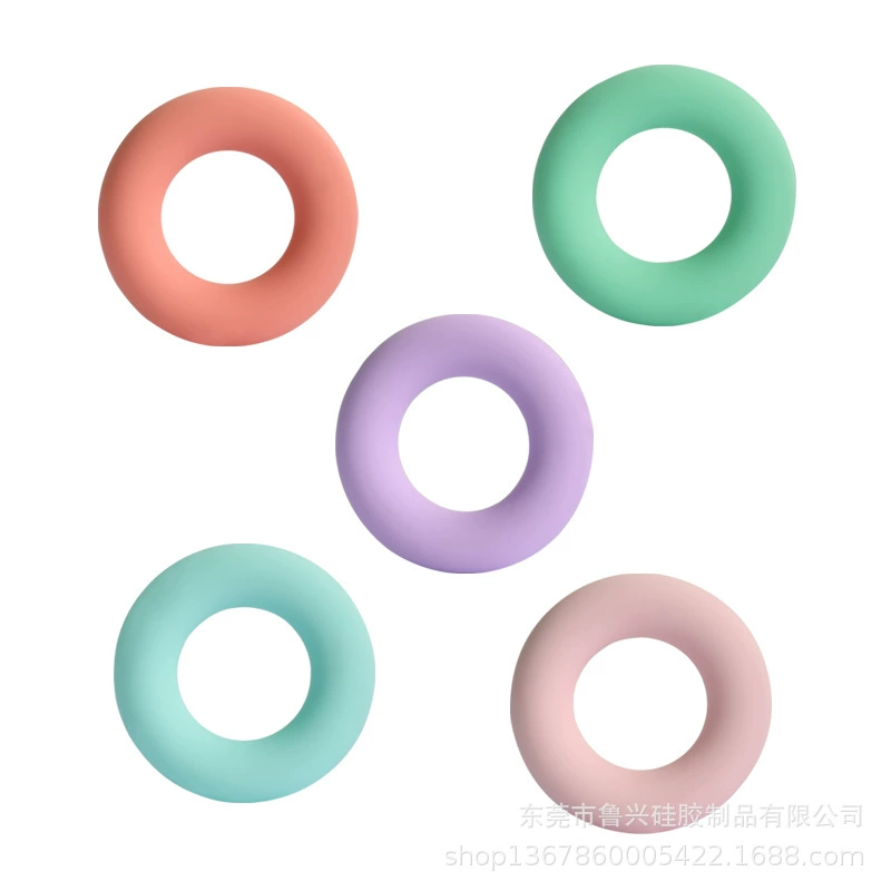 O-типа твердая Силиконовая ручка Фитнес упражнения реабилитационные тренировки запястье палец ладонь круглое кольцо оптом