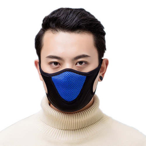 Sports men and women outdoor cycling sun protection and dust protection sandwich comfortable, fashionable and breathable black