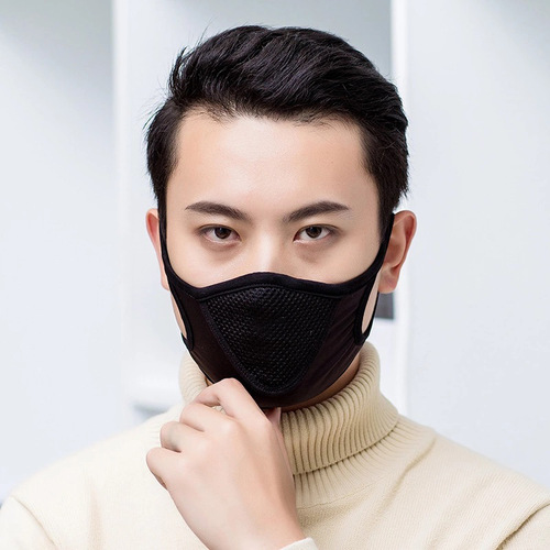 Sports men and women outdoor cycling sun protection and dust protection sandwich comfortable, fashionable and breathable black