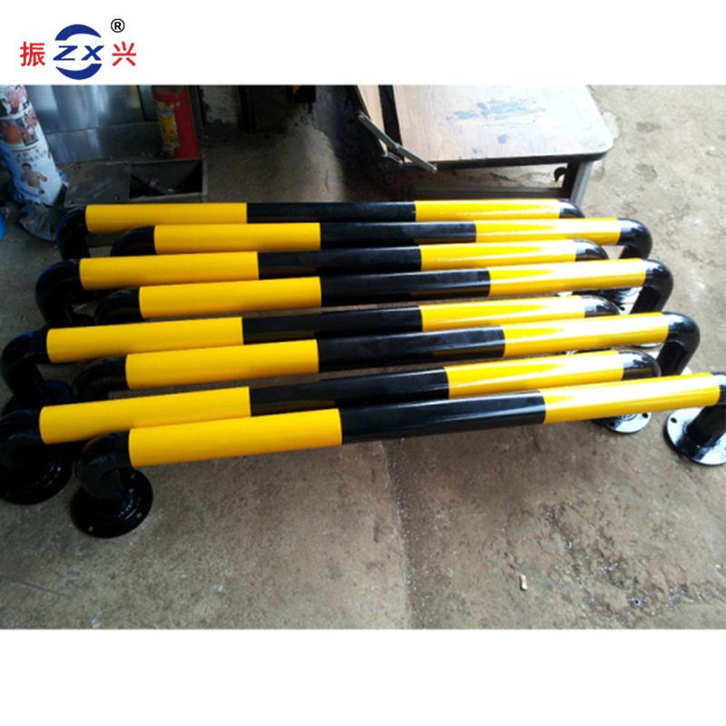 厂家直销 U型挡车器 金属挡车杆 车库定位器 停车场防撞杆阻退器