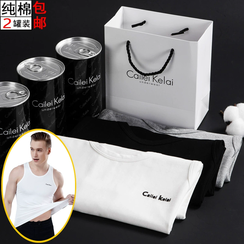 Летняя хлопковая модная спортивная майка для зала, slim fit, корейский стиль, оптом