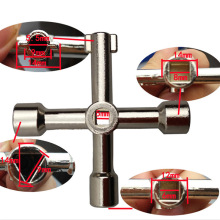 多功能十字电控柜内三角钥匙扳手 电梯 火车门水表阀门方孔钥匙