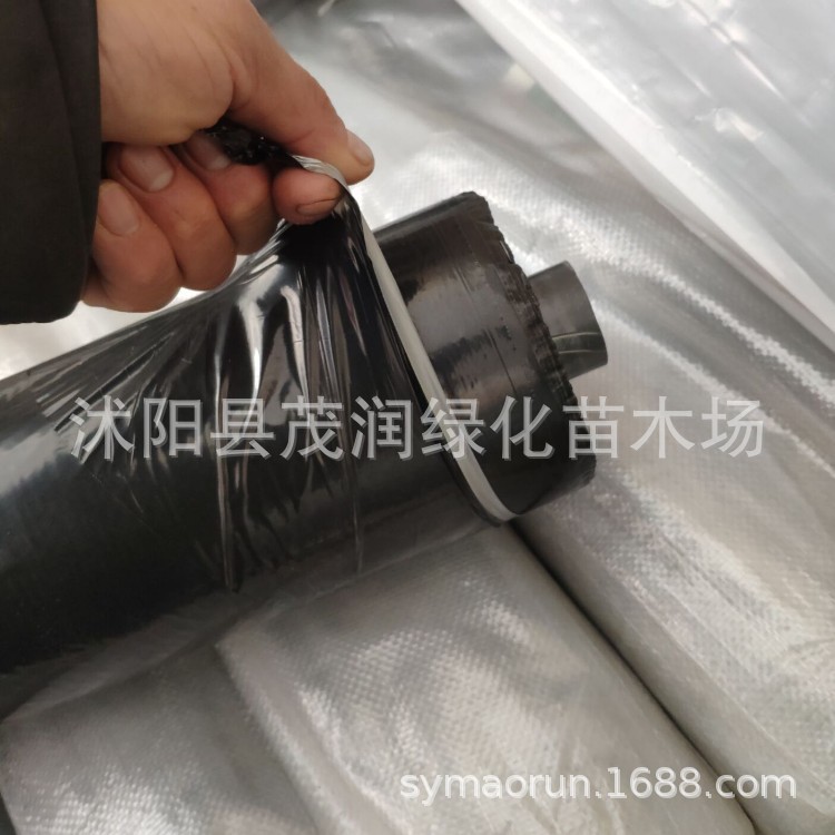 银黑色除草地膜农用黑地膜双色地膜地膜毛重20斤/卷 宽度留言