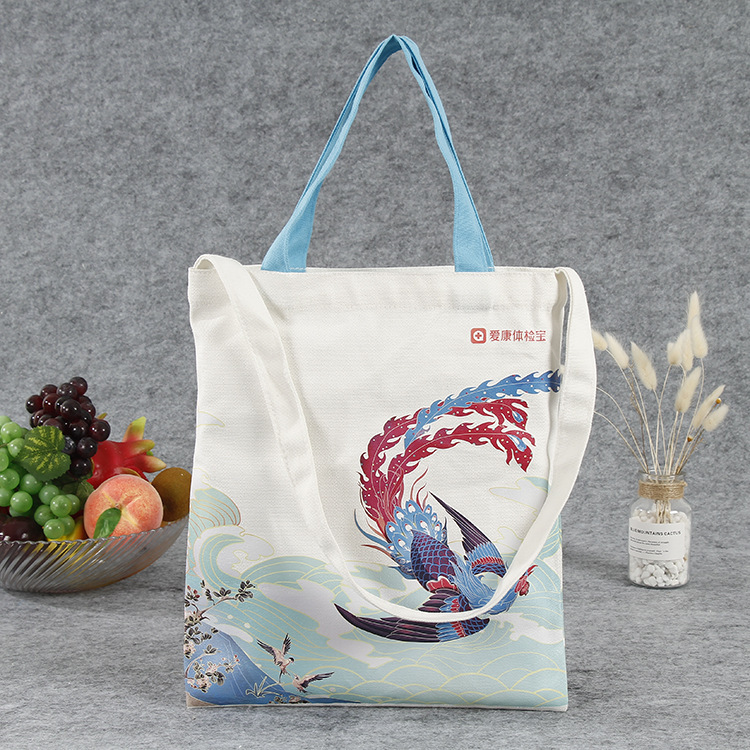 纯棉帆布袋定 做彩印广告棉布袋定 做logo白色创意优质手提袋礼品